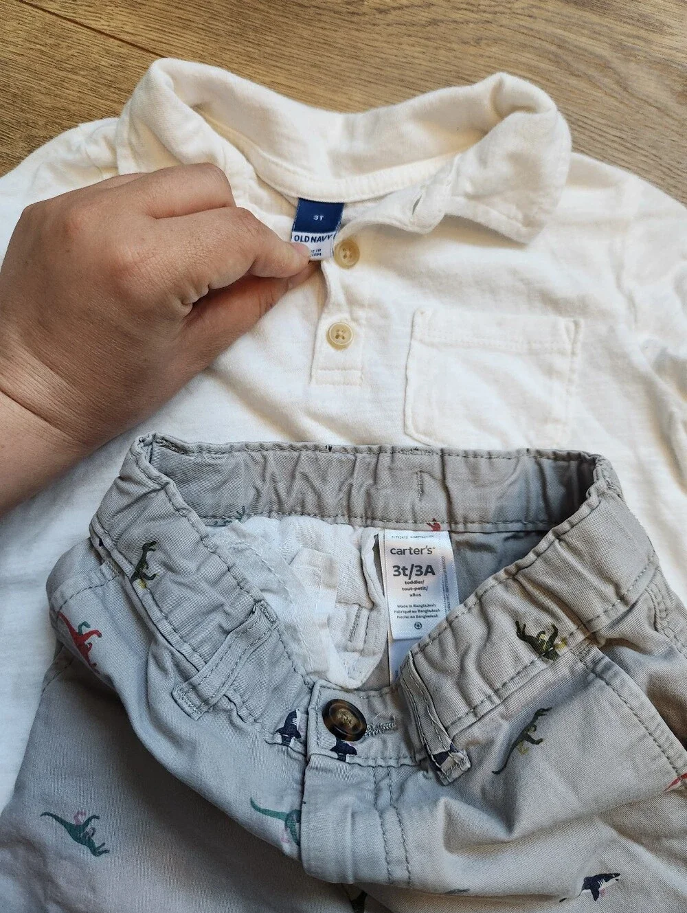 3t Boys Polo And Dino Shirts Outfit